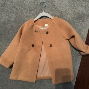 Stylish Tan Kids Coat